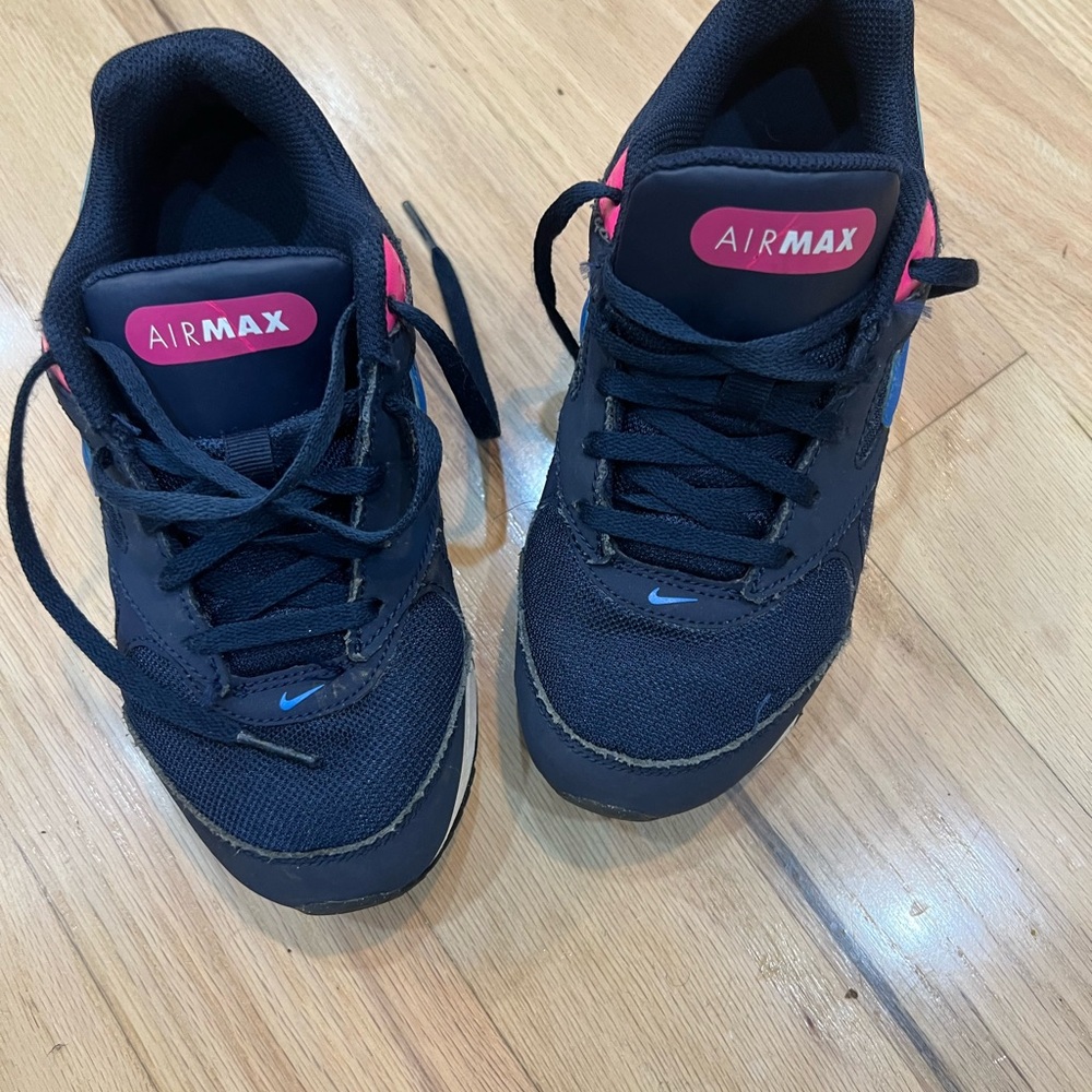 Nike Air Max Navy and Pink Sneakers